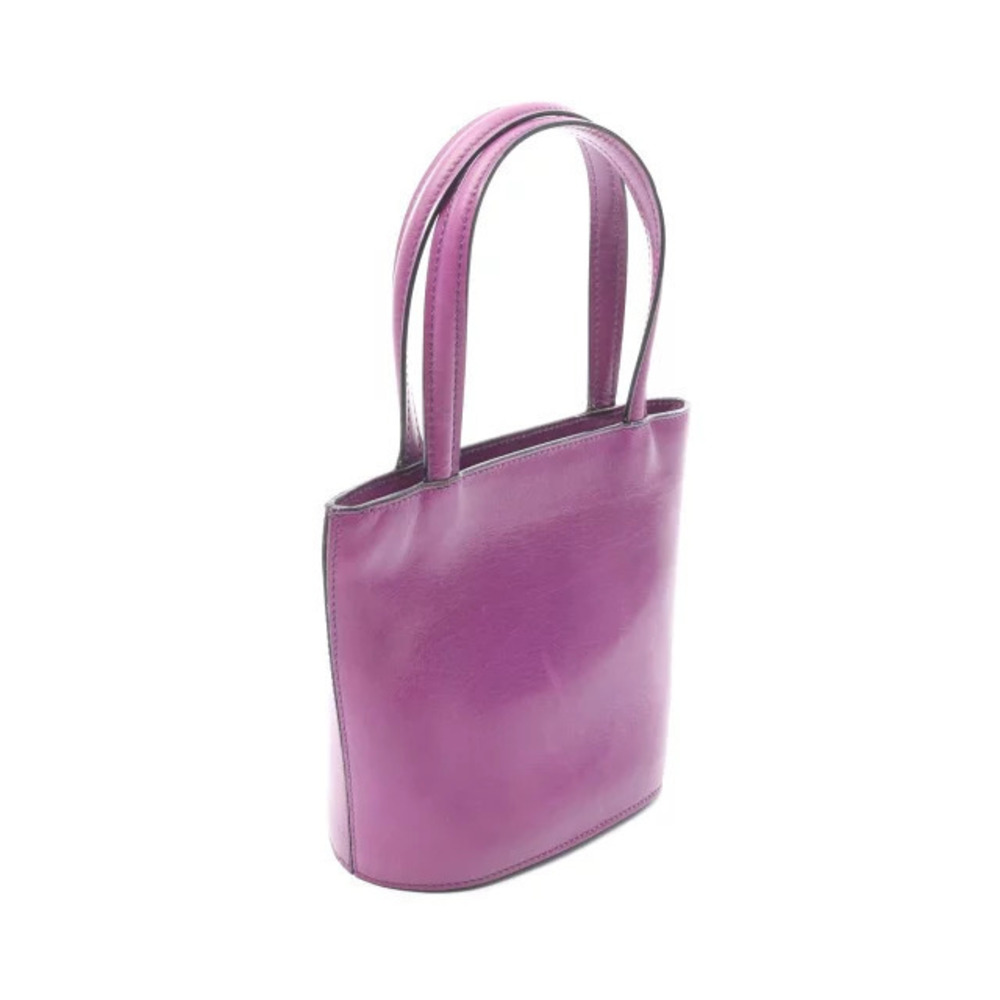 Celine Handbag Leather Tote Purple